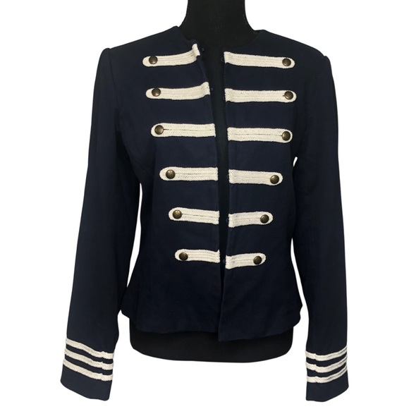 Carolina Belle Jackets & Blazers - Navy Military Style Jacket